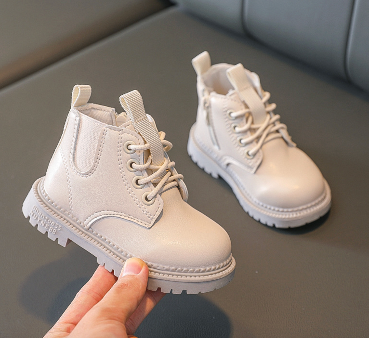 Winter Ankle Pu Kids Boots
