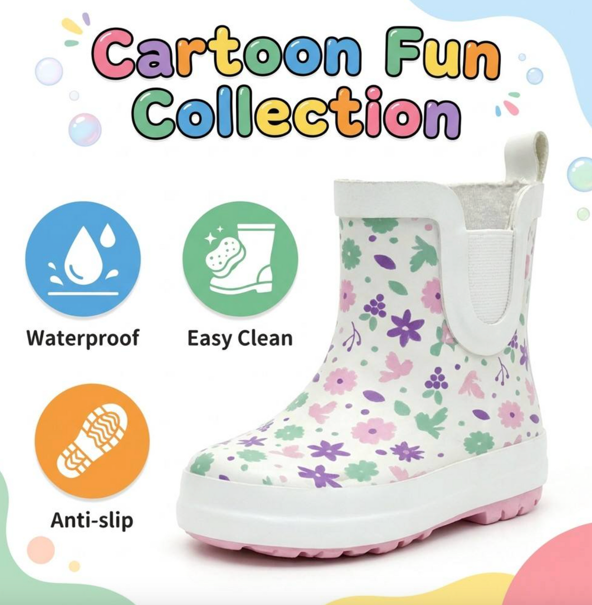 Toddler Rubber Rain Boots